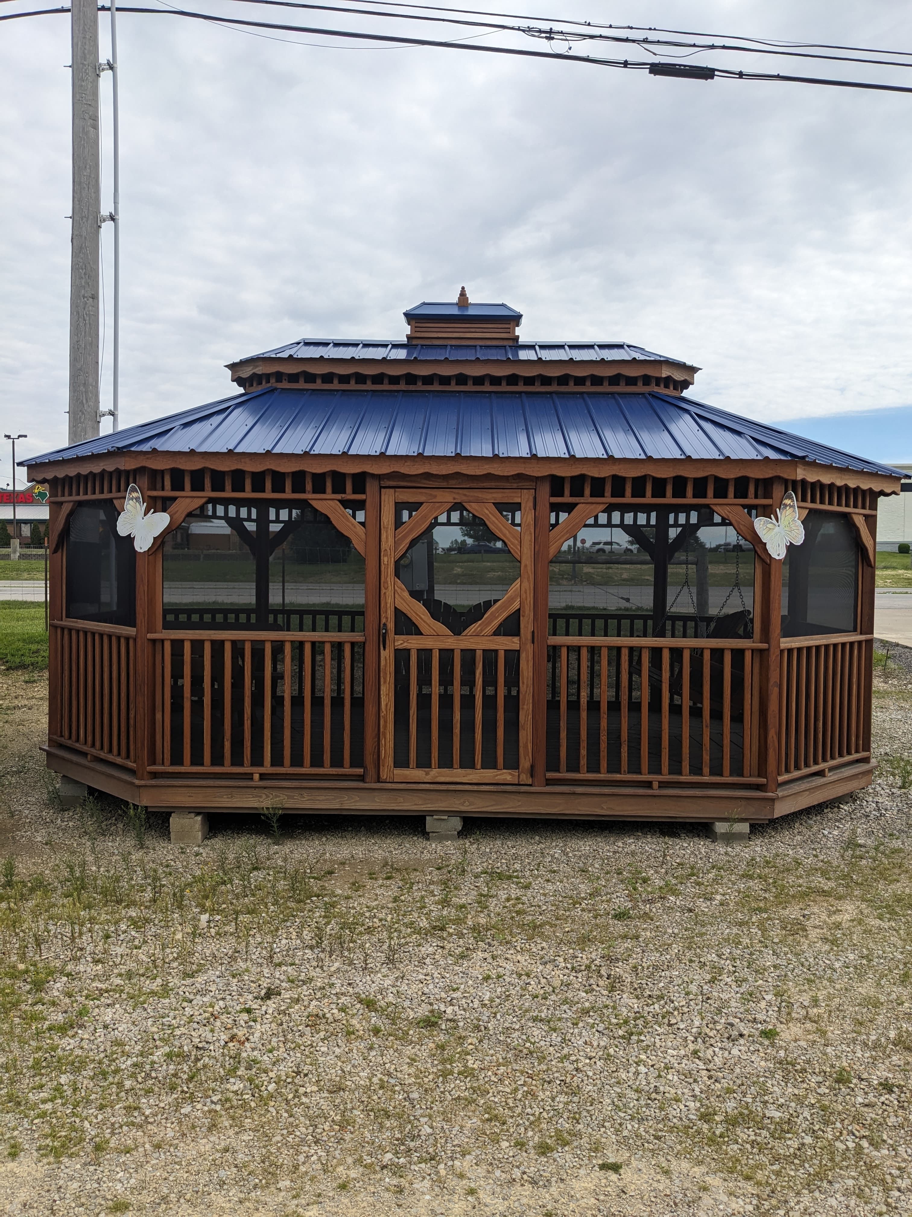 Gazebo -- 12x20 w/ Double Roof