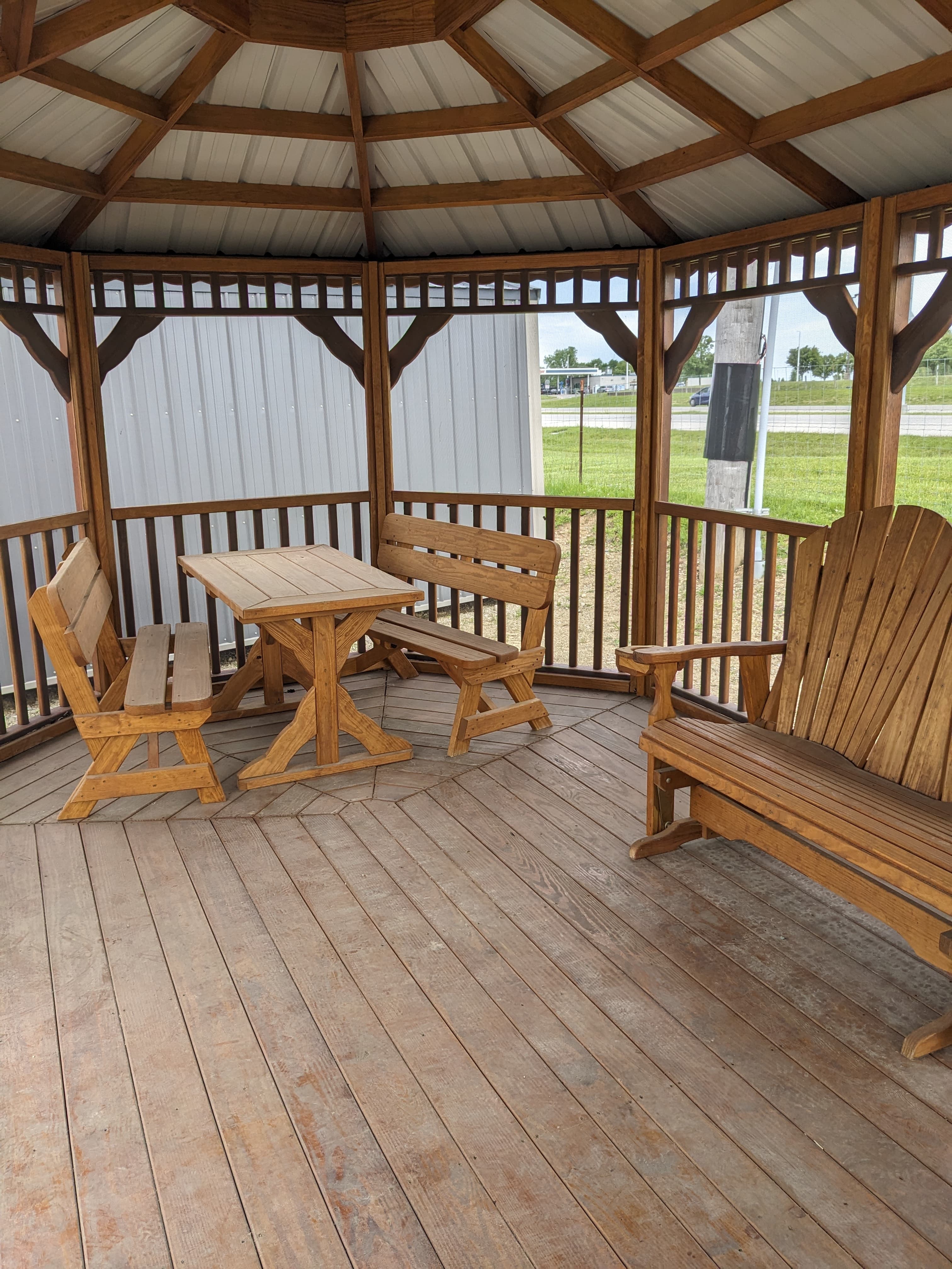 Gazebo -- 12x20 w/ Double Roof